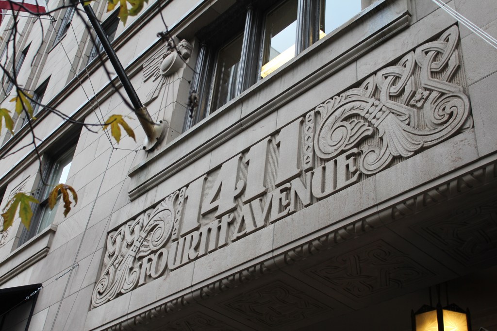 The facades in downtown Seattle are absolutely wonderful