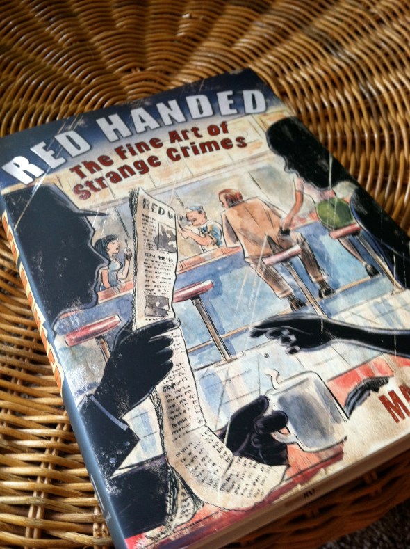 Hardback edition of book Red Handed