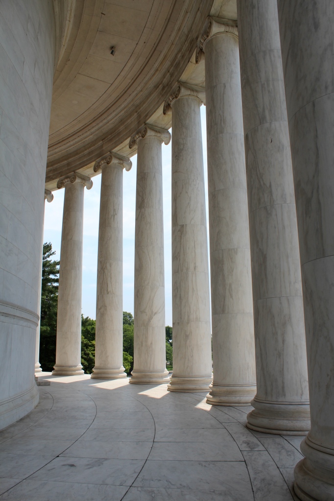 Portico at the Jefferson Memorial